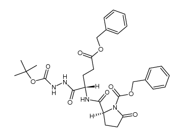 Z-Glp-Glu(OBzl)-NHNHBoc Structure