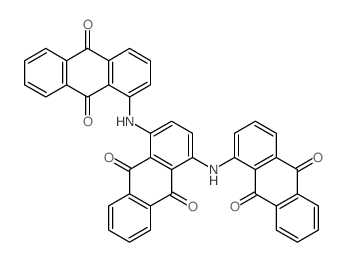 1,1'-(Anthraquinon-1,4-ylenediimino)-dianthraquinone结构式