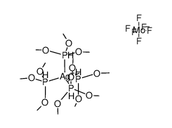 tetra(trimethylphosphite)silver(I) hexafluoromolybdate(V)结构式