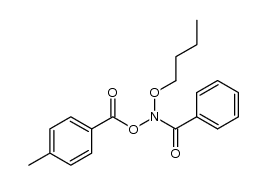 N-butoxy-N-(p-methylbenzoyloxy)benzamide结构式