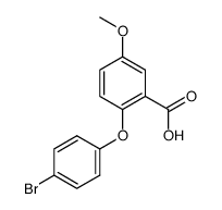 2-(4-bromophenoxy)-5-methoxybenzoic acid结构式