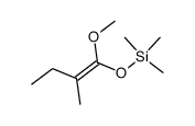 ethylmethylketene methyl trimethylsilyl acetal Structure