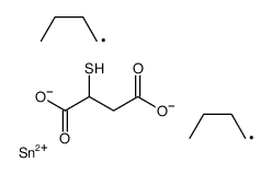 2-(2,2-dibutyl-5-oxo-1,3,2-oxathiastannolan-4-yl)acetic acid结构式