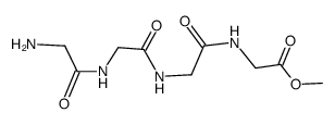 glycyl-glycyl-glycyl-glycine methyl ester Structure