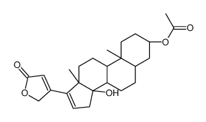 [(3S,5R,8R,9S,10S,13R,14S)-14-hydroxy-10,13-dimethyl-17-(5-oxo-2H-furan-3-yl)-1,2,3,4,5,6,7,8,9,11,12,15-dodecahydrocyclopenta[a]phenanthren-3-yl] acetate结构式