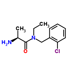 N-(2-Chlorobenzyl)-N-ethyl-L-alaninamide结构式