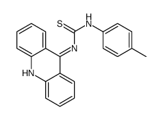 1-acridin-9-yl-3-(4-methylphenyl)thiourea结构式