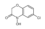 4-Hydroxy-6-chloro-2,3-dihydro-4H-1,4-benzooxazine-3-one Structure