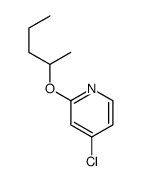 4-chloro-2-pentan-2-yloxypyridine结构式