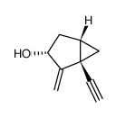 Bicyclo[3.1.0]hexan-3-ol, 1-ethynyl-2-methylene-, [1S-(1alpha,3alpha,5alpha)]- (9CI) Structure