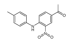 1-[4-(4-methylanilino)-3-nitrophenyl]ethanone Structure