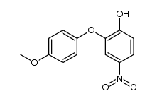 4'-Methoxy-5-nitro-2-hydroxy-diphenylaether结构式