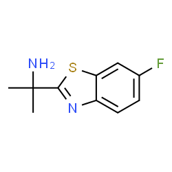 2-Benzothiazolemethanamine,6-fluoro-alpha,alpha-dimethyl-(9CI) structure