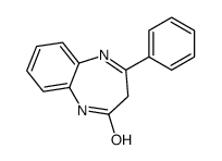 4-Phenyl-1,3-dihydro-benzo[b][1,4]diazepin-2-one Structure