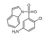 4-chloro-3-indol-1-ylsulfonyl-aniline structure