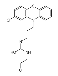 1-(2-chloroethyl)-3-[3-(2-chlorophenothiazin-10-yl)propyl]urea Structure