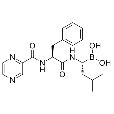 硼替佐米结构式