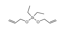 Bis(allyloxy)diethyl-silan结构式