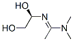 Ethanimidamide, N-(1,2-dihydroxyethyl)-N,N-dimethyl-, [R-(E)]- (9CI)结构式