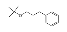 1-(3-phenylpropyl)-1-(1,1-dimethylethyl) ether Structure