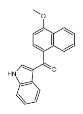 3-(4-methoxy-1-naphthoyl)indole Structure