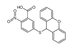 2-nitro-5-(9H-xanthen-9-ylsulfanyl)benzoic acid Structure