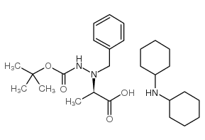 (R)-(-)-NALPHA-BENZYL-NBETA-BOC-D-HYDRAZINOALANINE DICYCLOHEXYLAMINE SALT Structure