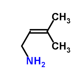 3-Methyl-2-buten-1-amine Structure