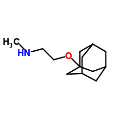 2-(Adamantan-1-yloxy)-N-methylethanamine structure