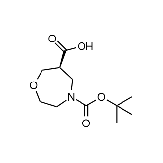 (S)-4-(叔丁氧羰基)-1,4-氧氮杂环庚烷-6-羧酸图片