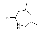 2H-Azepin-7-amine,3,4,5,6-tetrahydro-3,5-dimethyl-(9CI) structure