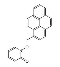 1-(pyren-1-ylmethyloxy)-2-pyridone结构式