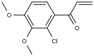 1-(2-Chloro-3,4-dimethoxyphenyl)-2-propen-1-one结构式