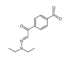 α-(Diethylhydrazono)-4'-nitroacetophenone结构式