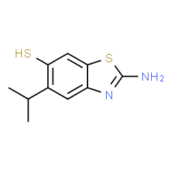 6-Benzothiazolethiol,2-amino-5-(1-methylethyl)-(9CI)结构式