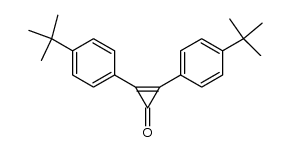 [Bis-(4-tert-butylphenyl)]cyclopropenon Structure