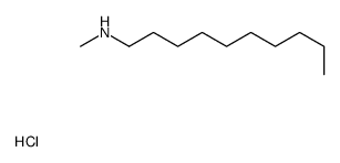 N-甲基癸胺盐酸盐结构式