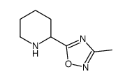 2-(3-methyl-1,2,4-oxadiazol-5-yl)piperidine Structure