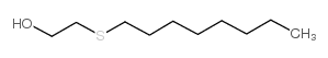 Ethanol, 2-(octylthio)- Structure