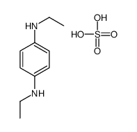 1-N,4-N-diethylbenzene-1,4-diamine,sulfuric acid Structure