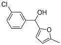 3-CHLOROPHENYL-(5-METHYL-2-FURYL)METHANOL结构式