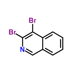 3,4-二溴异喹啉结构式