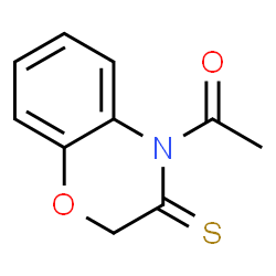 2H-1,4-Benzoxazine-3(4H)-thione,4-acetyl- (9CI) structure