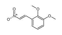 (E)-1,2-DIMETHOXY-3-(2-NITROVINYL)BENZENE Structure