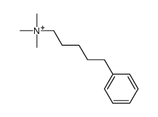 trimethyl(5-phenylpentyl)azanium结构式