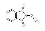 2-methoxy-1-oxo-1,2-benzothiazol-3-one Structure