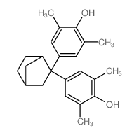 4-[2-(4-hydroxy-3,5-dimethyl-phenyl)norbornan-2-yl]-2,6-dimethyl-phenol Structure