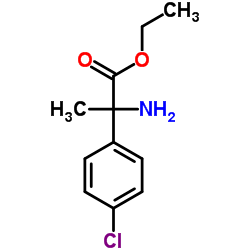 Ethyl 2-amino-2-(4-chlorophenyl)propanoate Structure