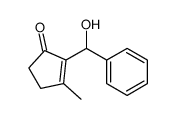 2-[hydroxy(phenyl)methyl]-3-methylcyclopent-2-en-1-one Structure