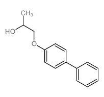 2-Propanol, 1-(4-biphenylyloxy)- structure